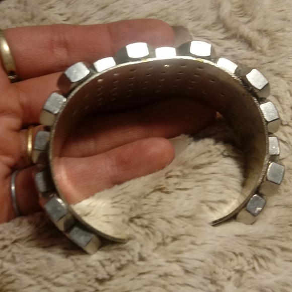 Cool Silver Nuts Bracelet Different Mens - Picture 16 of 16